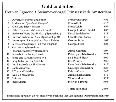 Programma Gold und Silber